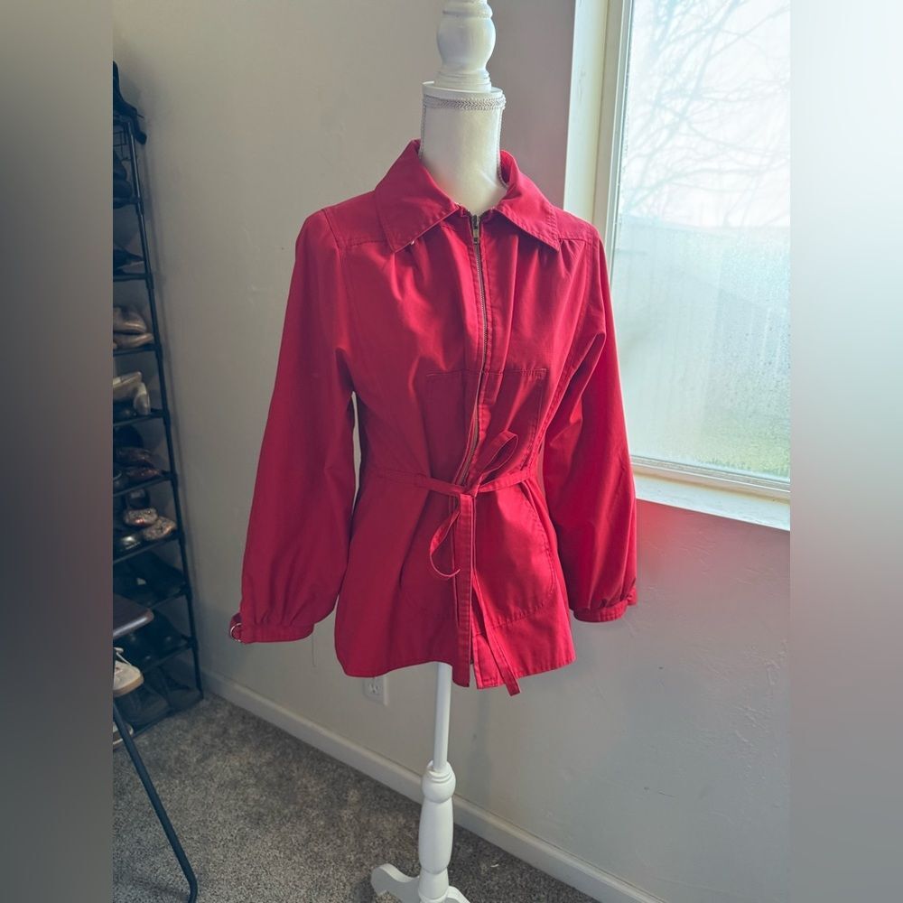 Women's Red Jacket - Picture 5 of 7